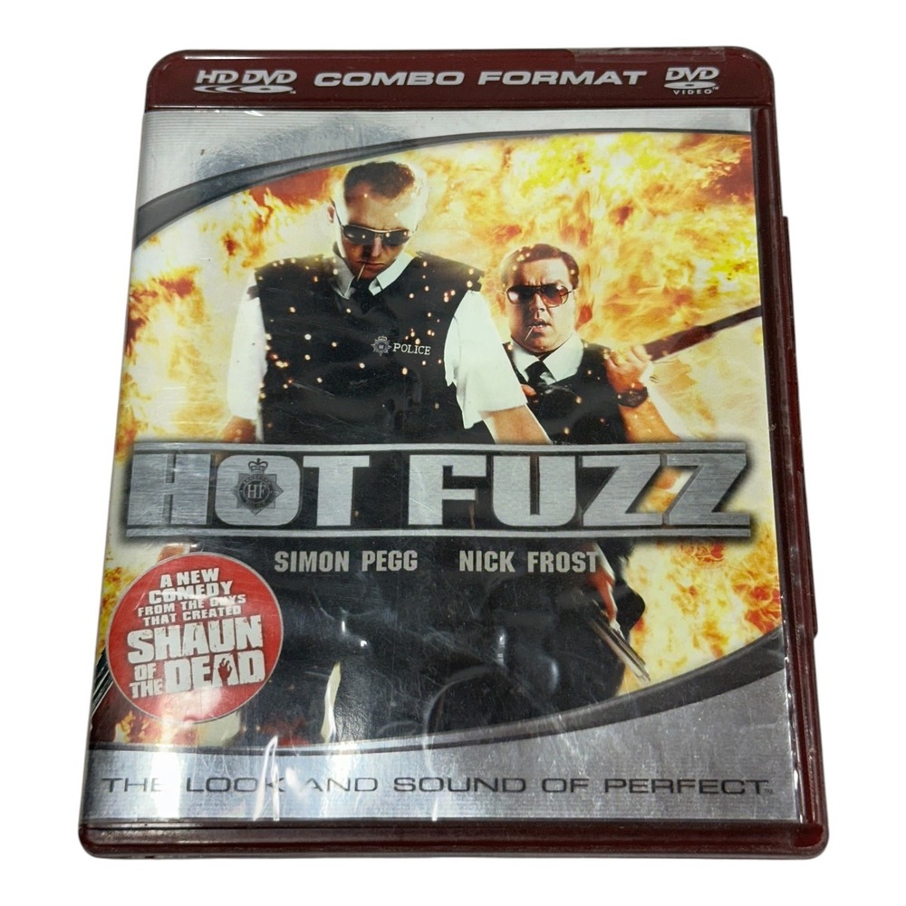 Hot Fuzz HD DVD DVD Combo Format Simon Pegg Nick Frost Rogue Pictures 2007